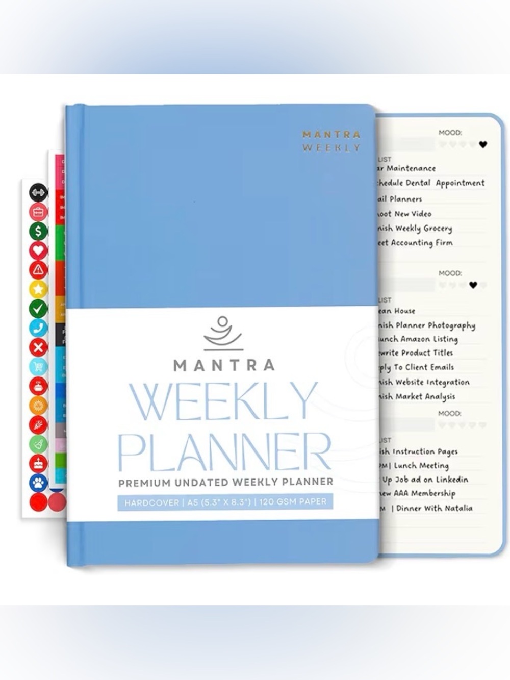 Mantra Weekly Planner - Cream